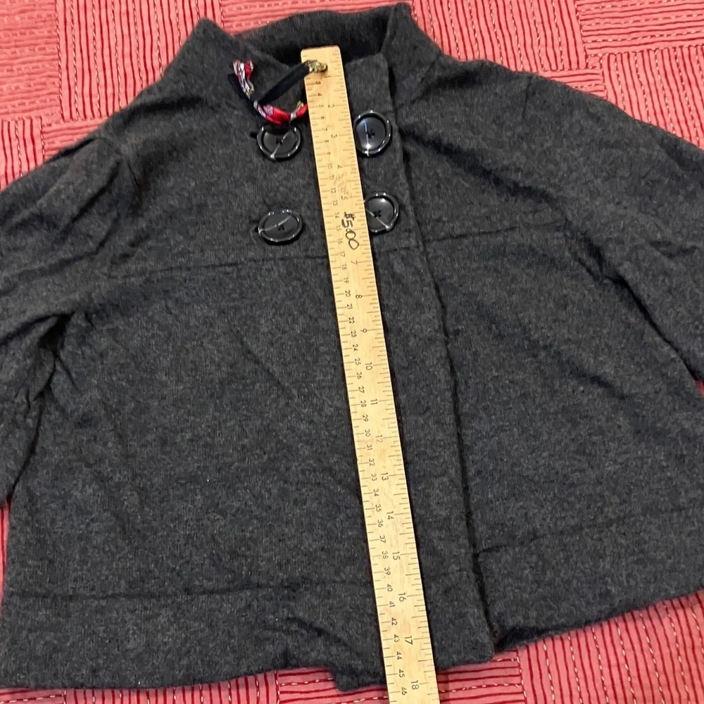 Banana Republic XS cashmere / wool blend heather Gray wm’s cardigan - Picture 9 of 14